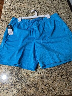 Men's Athletic Mesh Shorts - Bright Blue
